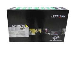 Lexmark X748H3YG Gelber Original-Toner - X748DE / X74
