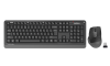 A4 Tech FG1035 Graue kabellose Tastatur & Maus-Set.