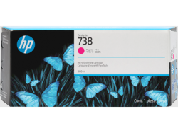 HP 676M7A (738) Kırmızı Orjinal Kartuş - DesignJet