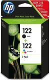 HP CR340HE (122+122) Schwarz + Farbe, Originalpatrone.