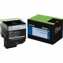 Lexmark 80C1XK0 Siyah Orjinal Toner Yüksek Kapasit