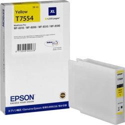 Epson C13T755440 (T7554) XL Orjinal Sarı Kartuş -