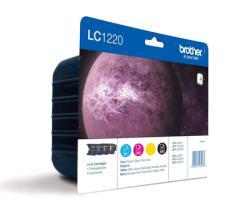 Brother LC1220 3lü Paket Renkli Orjinal Kartuş - D