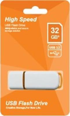 Elba 32GB Plastik Beyaz-Turuncu 3.2 USB Flash Bell