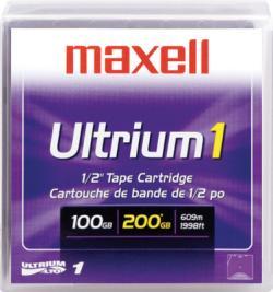 Maxell LTO-1 Ultrium Data Kartuş - 100 GB / 200 GB