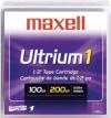 Maxell LTO-1 Ultrium Data Cartridge - 100 GB / 200 GB 609m, 12.65mm