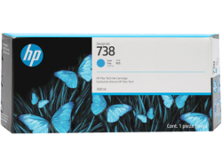 HP 676M6A (738) Mavi Orjinal Kartuş - DesignJet T8