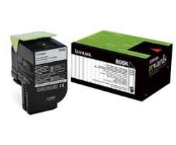 Lexmark 80C8SK0 (808SK) Siyah Orjinal Toner - CX31