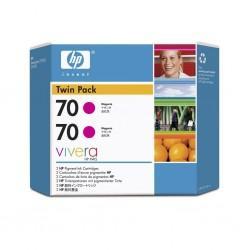 HP CB344A (70) Kırmızı Orjinal Kartuş 2li Paket -