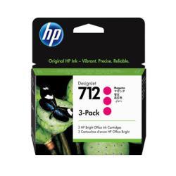 HP 3ED78A (712) Kırmızı Orjinal Kartuş 3lü Paket -