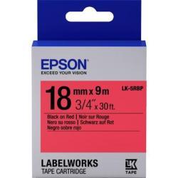 Epson LK-5RBP C53S655002 Kırmızı Üzerine Siyah Orj