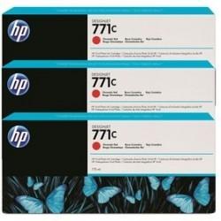 HP B6Y32A (771C) Kromatik Kırmızı 3lü Plotter Kart