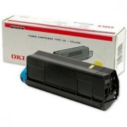 OKI 42127405 Gelber Originaltoner - C5100 / C5200