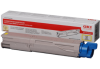 OKI 43459345 Gelber Original-Toner - C3300 / C3400