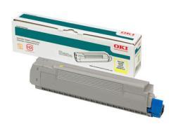 OKI 44844625 Yellow Original Toner - C822 (Without Box)
