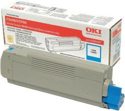 OKI 43381907 Cyanfarbener Originaltoner - C5600 / C5700