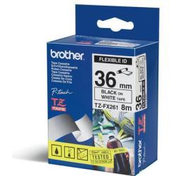 Brother TZe-FX261 Beyaz Üzerine Siyah Orjinal Etik