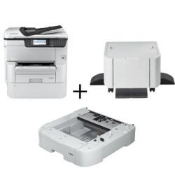 (SET) Epson WF-C878RDWF Multifunction A3 Inkjet Printer + Epson 7112434 High Cabinet + Epson PXA3CU2 500-Sheet Paper Cassette Included