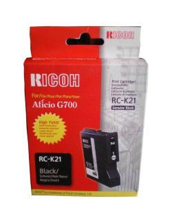 Ricoh RC-K21 (402280) Schwarz, Originalpatrone, hohe Reichweite.