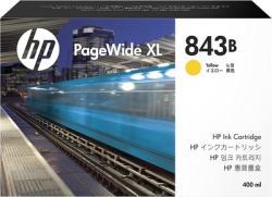 HP C1Q64A (843B) Gelbe Originalpatrone - PageWid