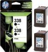 HP CB331EE (338) Duo Pack Black Original Cartridge - Deskjet 5743 (Ex)