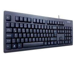A4 Tech KM-720 USB Black QWERTY Wired Keyboard