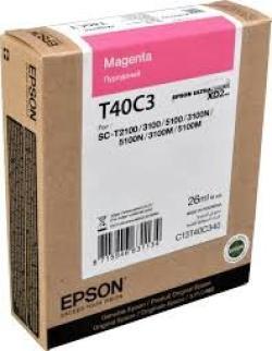 EpsoEpson C13T40C340 (T40C3) Magenta Original Cartridge - SC-T3100