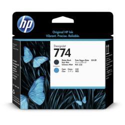 HP P2W01A (774) Mat Siyah - Mavi Orjinal Baskı Kaf