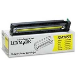 Lexmark 12A1453 Gelber orjinaler Lasertoner - 1200/