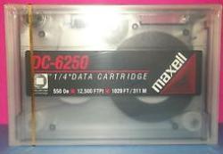 Maxell DC-6250 250 MB / 500 MB Data Kartusche