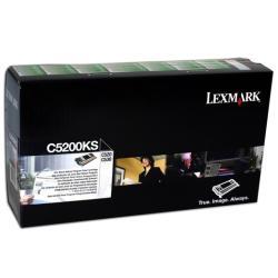 Lexmark C5200KS Schwarz Original Lasertoner - C522 /