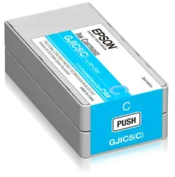 Epson GJIC5 (C13S020564) Cyan Original Cartridge - C831 / GP-M81