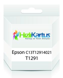 Epson C13T12914021 (T1291) Schwarze Kompatible Patrone - Schwarz.