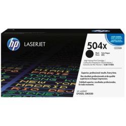 HP CE250X (504X) Black Original Toner High Yield - CP3525 / CM3530