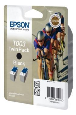 Epson T003 (C13T003012) 2Li Paket Siyah Orjinal Ka