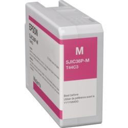 Epson SJIC36P-M (C13T44C340) Magenta Original Cartridge - C6000 / C6500 (Ex)