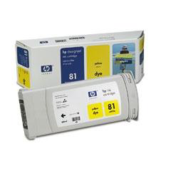 HP C4933A (81) Sarı Orjinal Kartuş - DesignJet 500