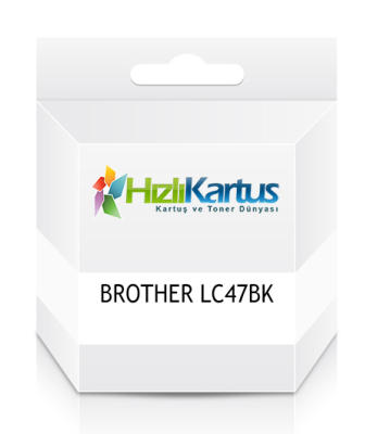 Brother LC47BK Siyah Muadil Kartuş - DCP-110C  / D