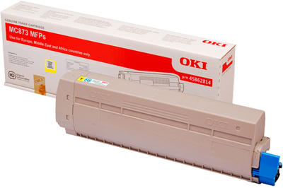 OKI 45862845 Gelber Originaltoner - MC873