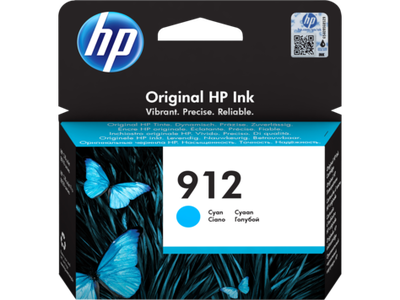 HP 3YL77AE (912) Cyan Original Cartridge - OfficeJet Pro 8012 / 8013
