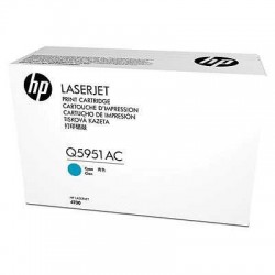 HP Q5951AC Cyan-Originaltonerpatrone - Laserjet 4700