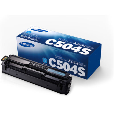 Samsung CLT-C504S/ELS (SU025A) Cyan Original Toner - CLP-415 / CLX-4195