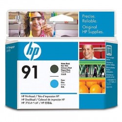 HP C9460A (91) Matte Black-Cyan Original Head Cartridge - Designjet Z6100