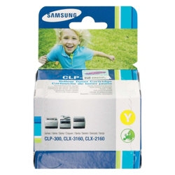 Samsung CLP-Y300A/ELS  (CLP-300) Yellow Original Toner Cartridge - CLX-2160 / CLX-3160