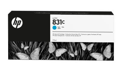 HP CZ695A (831C) Mavi Orjinal Lateks Kartuş - Late