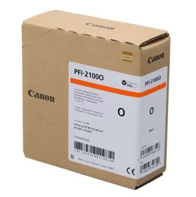Canon PFI-2100O (5272C001) Originaltinte, Orange.