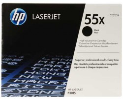 HP CE255X (55X) Siyah Orjinal Toner - Laserjet P30