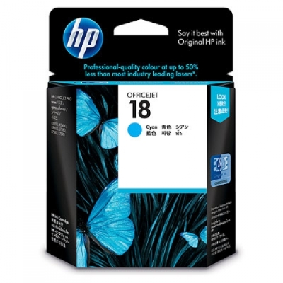 HP C4937A (18) Original Blau Tintenpatrone - K5300 / K5400