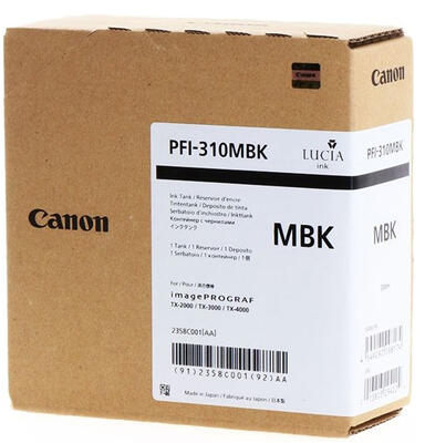 Canon PFI-310MBK (2358C001) Matte Black Original Cartridge - TX-2000 / TX-3000 (Ex)