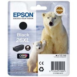 Epson C13T262140 (26XL) Black Original Cartridge - XP-600 (Ex)